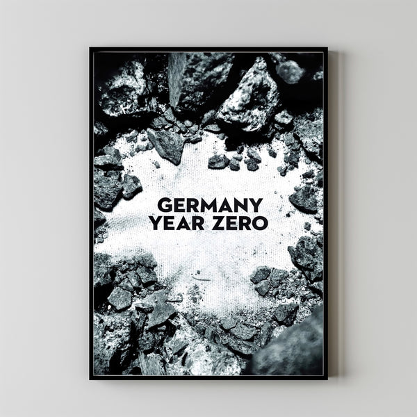 Germany, Year Zero Movie Poster, Room Decor, Home Decor, Art Poster for Gift