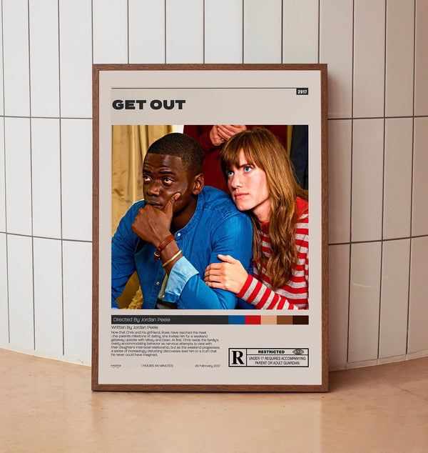 Get Out Poster,Jordan Peele, Minimalist Movie Poster