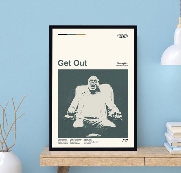Get Out Poster, Jordan Peele, Retro Movie Poster, Abstract Poster, Retro Poster, Minimalist Art, Custom Poster, Gifts For Him 1702492899