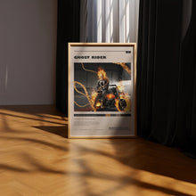Ghost Rider Poster, Johnny Blaze Wall Art, Minimalist Wall Decor, Frame Options, High Quality Print, Gift for Movie Lovers 1747813751