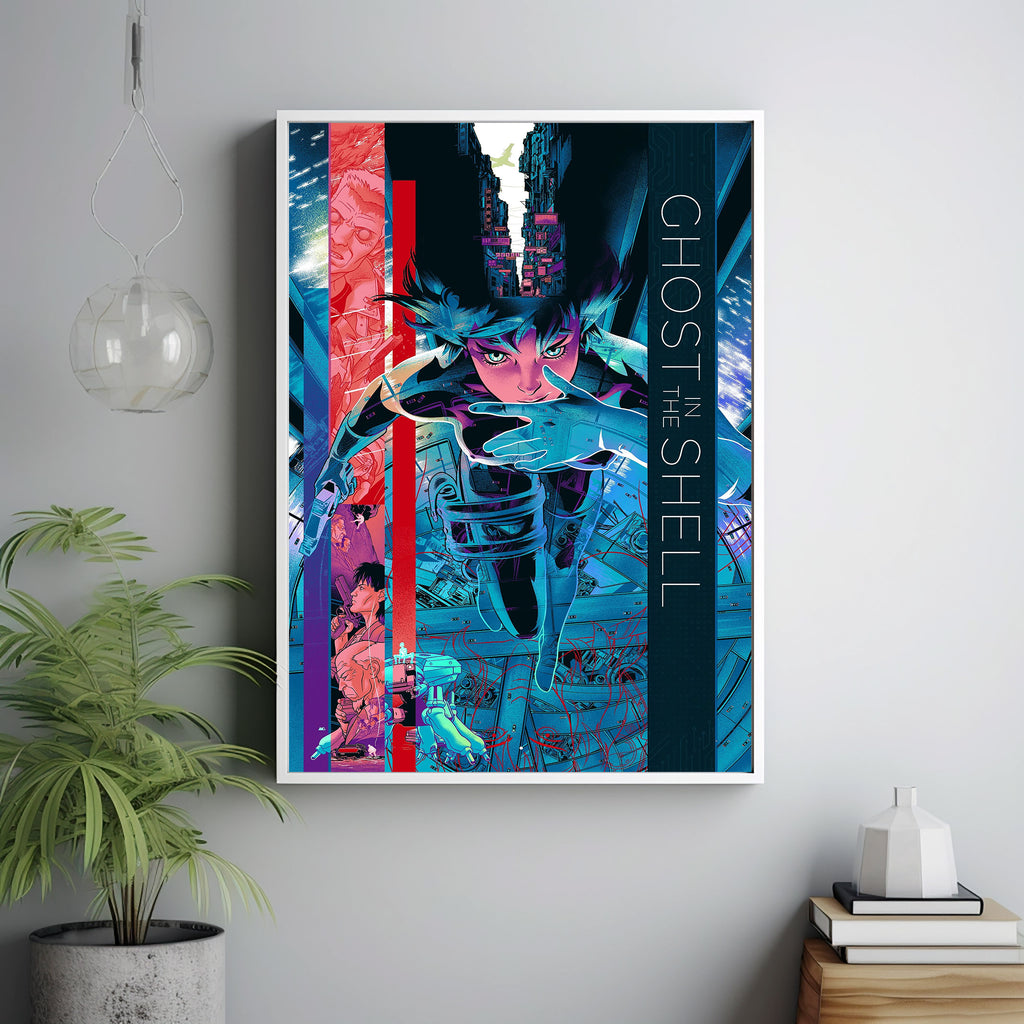 Ghost in the Shell Movie Poster,Film Fan Collectibles,Vintage Movie Po ...