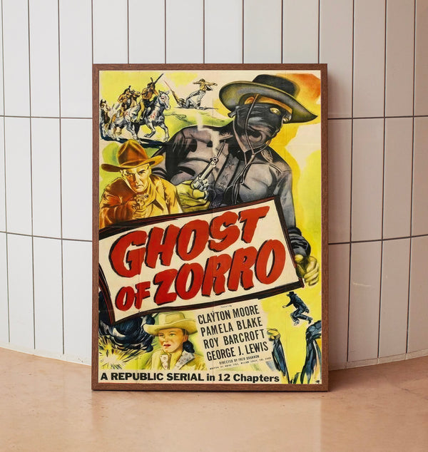 Ghost of Zorro (1949) Movie  Poster, Room Decor, Home Decor, Art Poster