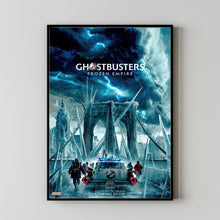 Ghostbusters Movie Poster, Frozen Empire Sequel, Supernatural Comedy, Ghostbusters 2024 Film, Movie Poster Print