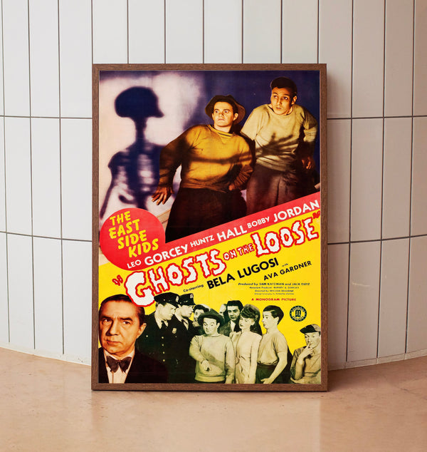 Ghosts on the Loose (1943) Movie  Poster, Room Decor, Home Decor, Art Poster