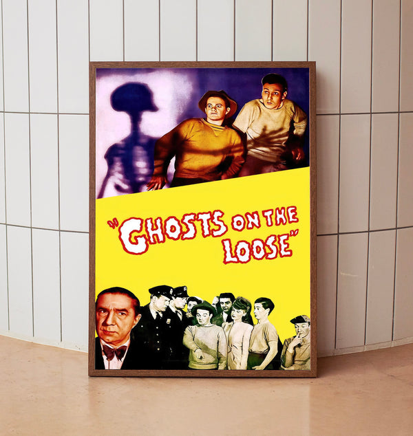 Ghosts on the Loose (1943) Movie  Poster, Room Decor, Home Decor, Art Poster_DS03