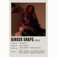 Ginger Snaps (2000) Movie Poster Canvas Poster Minimalist Poster Art Print Gifts for Lover Mural Painting Home Decoration 1754662234