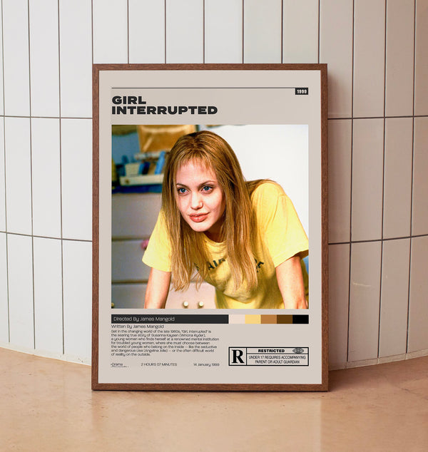 Girl Interrupted Poster,James Mangold, Minimalist Movie Poster