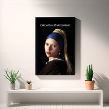 Girl with a Pearl Earring, Movie Poster, Art Poster, Movie Wall Art, Canvas Material Gift, Home Decor, Keepsake 1587277702