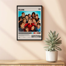 Glee Poster, Glee Tv Show, Minimalist Tv Series, Vintage Retro Art