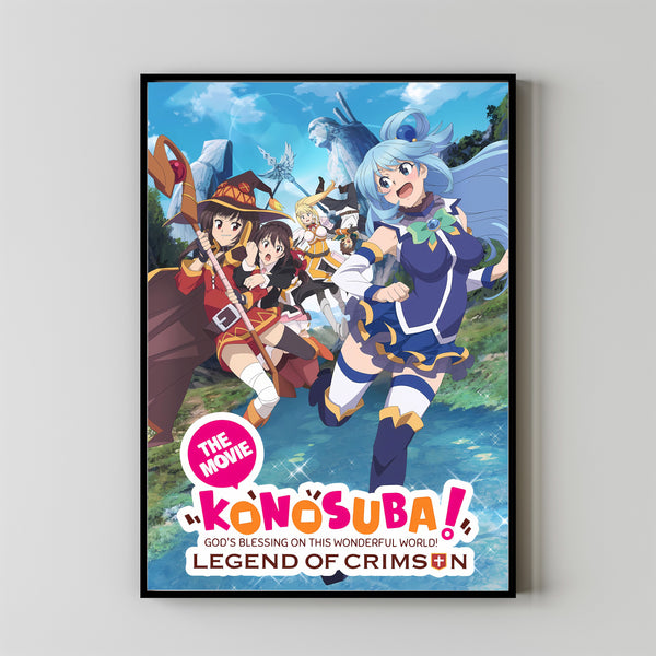 God's blessing on this wonderful world! Legend of Crimson (2019) Poster Art Print Movie Posters Gift for Movie lovers