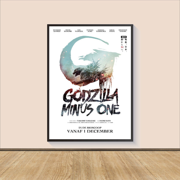 Godzilla Minus One Movie Poster Print, Canvas Wall Art, Room Decor, Movie Art, Gifts for HimHer, Movie Print, Art Print 8x12 1572966333