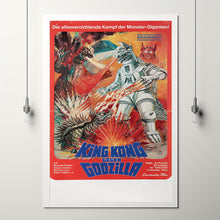 Godzilla Vs. Mechagodzilla Movie Poster Print, Canvas Wall Art, Room Decor, Movie Art