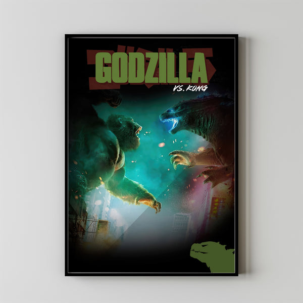 Godzilla vs. Kong Alternative Film Movie Print Wall Art Poster 2