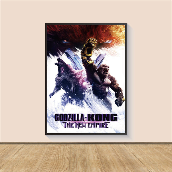 Godzilla x Kong The New Empire 2024 Movie Poster Print, Canvas Wall Art, Room Decor, Personalized gift, Wall Art Print, Art Poster For Gift 1676925842