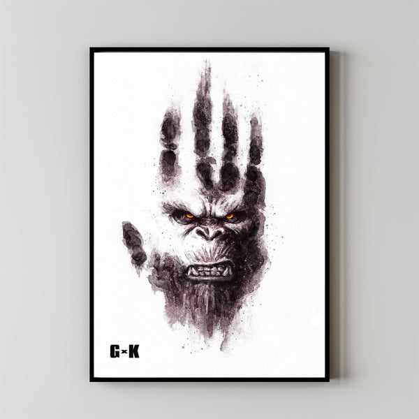 Godzilla vs. Kong A New Empire (2024) Poster - Epic Movie Art for Your Living Room Decor 01