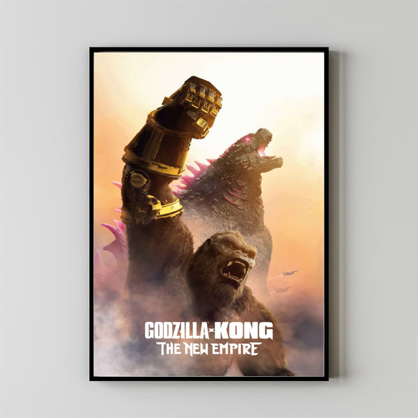 Godzilla vs. Kong A New Empire (2024) Poster - Epic Movie Art for Your Living Room Decor 04