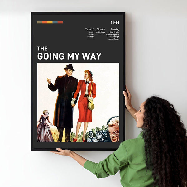Going My Way Movie Poster  Minimalist  Midcentury Poster  Wall Art Print  Retro Movie Poster 1735358914 - Copy