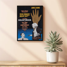 Goldfinger Movie Poster Print, Canvas Wall Art, Room Decor, Movie Art