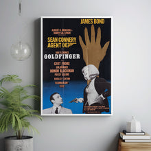 Goldfinger Movie Poster Print, Canvas Wall Art, Room Decor, Movie Art