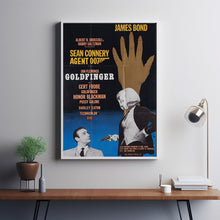 Goldfinger Movie Poster Print, Canvas Wall Art, Room Decor, Movie Art