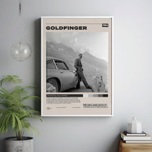 Goldfinger Poster, Guy Hamilton, Minimalist Movie Poster, Vintage Retro Art