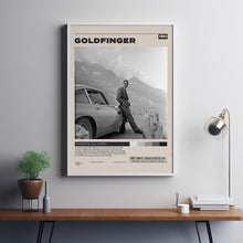 Goldfinger Poster, Guy Hamilton, Minimalist Movie Poster, Vintage Retro Art