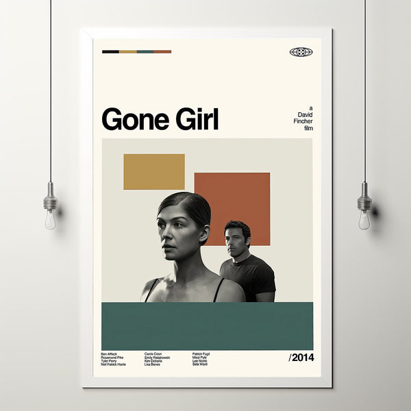 Gone Girl Poster, Gone Girl Movie, Gone Girl Film, Album Cover Poster, Poster Print Wall Art, Custom Poster, Home Decor, Illustration Art