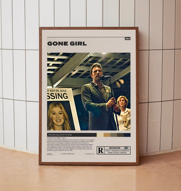 Gone Girl Poster,David Fincher, Minimalist Movie Poster