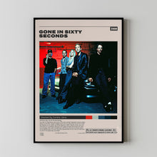 Gone in Sixty Seconds Poster, Dominic Sena, Minimalist Movie Poster