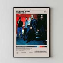 Gone in Sixty Seconds, Dominic Sena, Minimalist Movie Poster