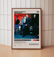 Gone in Sixty Seconds, Dominic Sena, Minimalist Movie Poster
