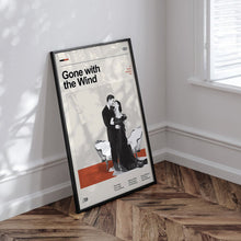 Gone with the Wind Movie Poster  Minimalist  Midcentury Poster  Wall Art Print  Retro Movie Poster 1730468733