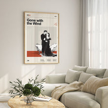 Gone with the Wind Movie Poster  Minimalist  Midcentury Poster  Wall Art Print  Retro Movie Poster 1730468733