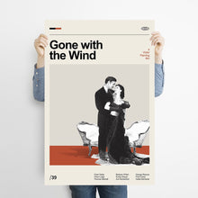 Gone with the Wind Movie Poster  Minimalist  Midcentury Poster  Wall Art Print  Retro Movie Poster 1730468733