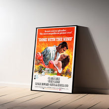 Gone with the Wind Movie Poster, Art Poster, Wall Art Prints, Canvas Material Gift, Keepsake, Home Decor, Live Room Wall Art 1696697888