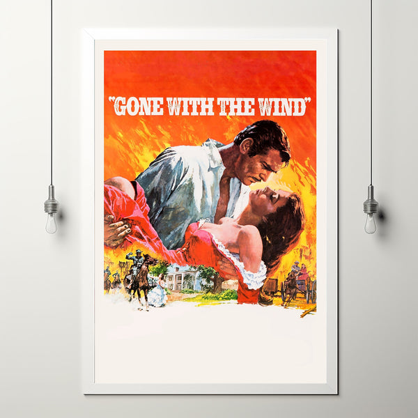Gone with the Wind Poster Art Print Movie Posters Gift for Movie lovers 1