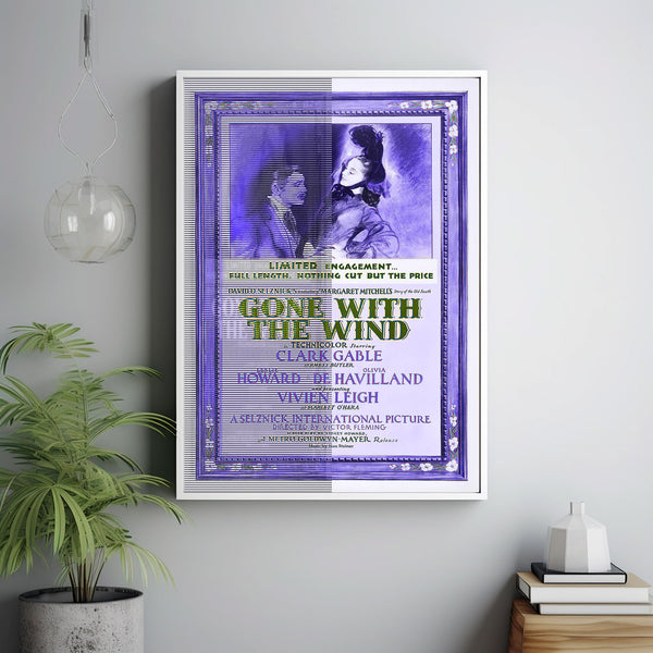 Gone with the Wind Poster Art Print Movie Posters Gift for Movie lovers 3