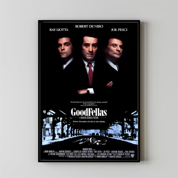 GoodFellas (1990) Poster Art Print Movie Posters Gift for Movie lovers