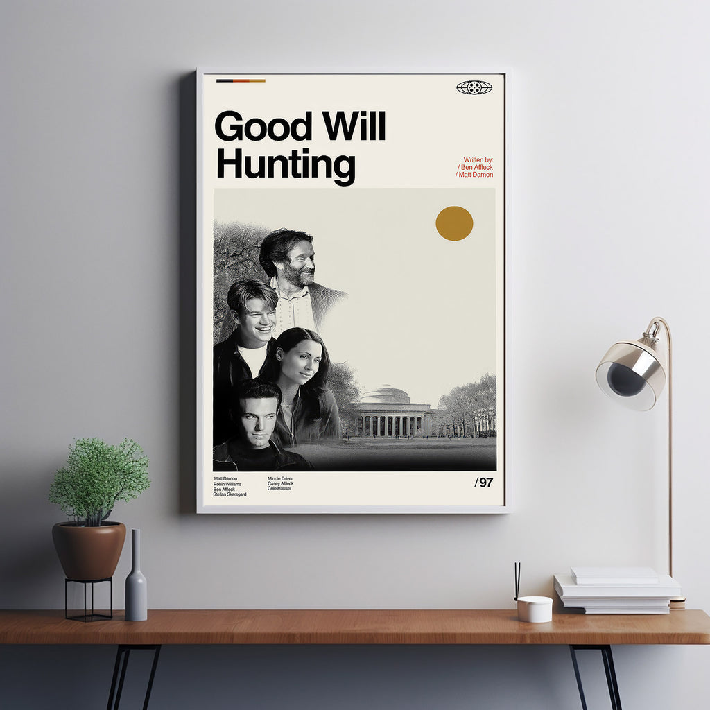 thumbnail image 2 of Good Will Hunting Movie Poster – Premium Quality, Made In USA, MOV104 2 of 3