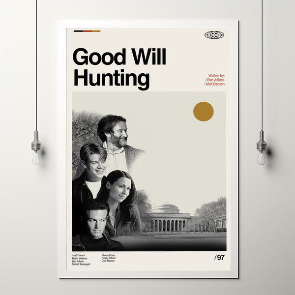 Good Will Hunting Movie, Good Will Hunting Film, Vintage Modern, Vintage Poster, Minimalist Art, High Quality, Wall Decor, Aesthetic Poster