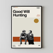 Good Will Hunting Movie, Good Will Hunting Poster, Retro Movie Poster, Modern Vintage, Movie Poster, Minimal Movie Art, Home Decor
