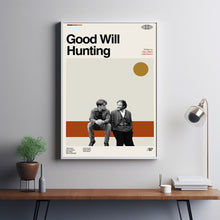 Good Will Hunting Movie, Good Will Hunting Poster, Retro Movie Poster, Modern Vintage, Movie Poster, Minimal Movie Art, Home Decor