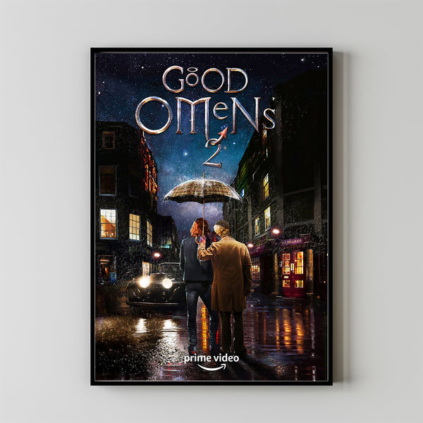 Good Omens Season 2 Movie Poster 2023 FilmRoom Decor Wall ArtPoster GiftCanvas prints 3