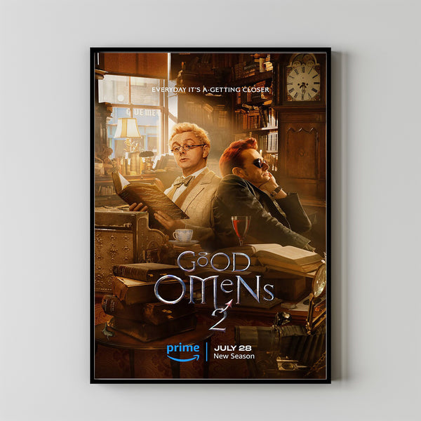 Good Omens Season 2 Movie Poster 2023 FilmRoom Decor Wall ArtPoster GiftCanvas prints 4