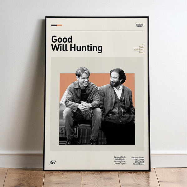 Good Will Hunting Movie Poster  Minimalist  Midcentury Poster  Wall Art Print  Retro Movie Poster 1716754582