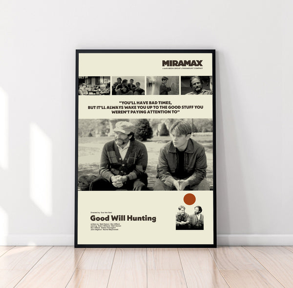 Good Will Hunting Movie Poster, Good Will Hunting Poster, Retro Poster, Midcentury Poster, Retro Poster, Minimalist Art, Vintage Poster