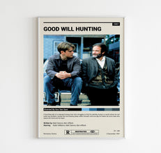 Good Will Hunting Movie Poster, Gus Van Sant, Robin Williams Poster, Vintage Retro Art Print, Wall Art Print, Matt Damon Poster, Home decor 1702691213