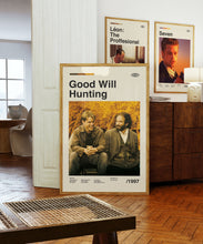 Good Will Hunting Wall Art Print - Robin Williams Matt Damon Movie Poster - American Cinema - Midcentury Art 1419614804