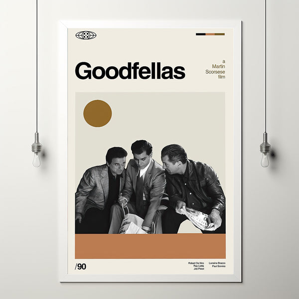 Goodfellas Movie Poster, Goodfellas Film, Vintage Modern, Vintage Poster, Minimalist Art, High Quality, Wall Decor, Aesthetic Poster