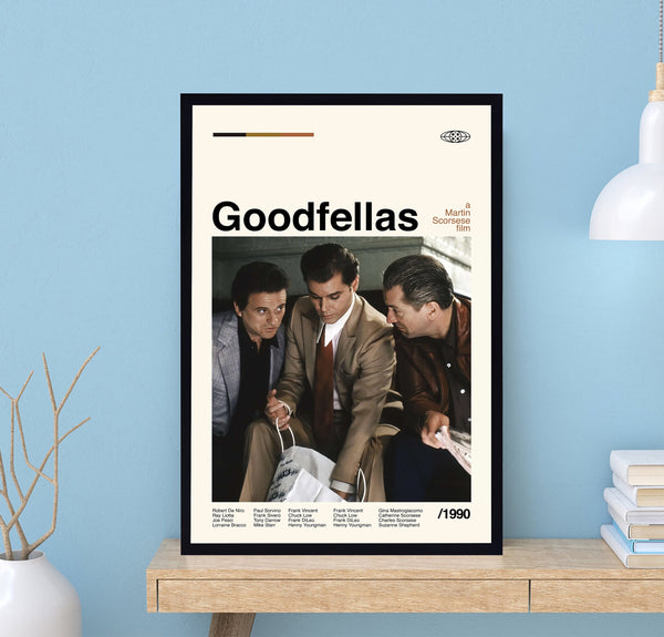 Goodfellas Poster, Goodfellas Print, Martin Scorsese, Midcentury Art, Minimalist Art, Movie Poster, Retro Poster, Vintage Poster, Wall Decor 1718569394